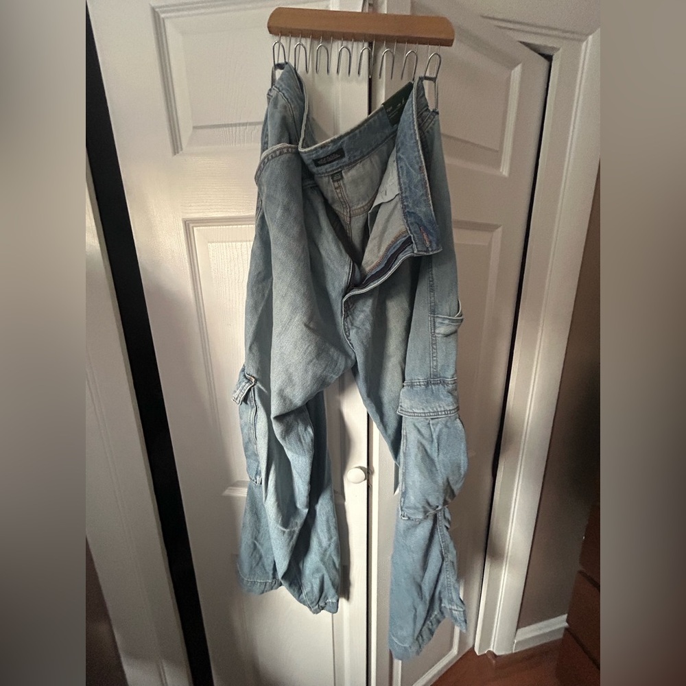 Wild Fable Light Blue Cargo Jeans